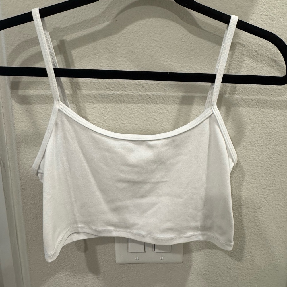 Aritzia golden butter essential waist cami tank